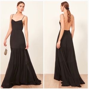 Reformation Fiji Dress in Black